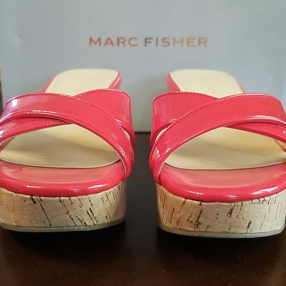 Marc Fisher Medium red Cilla2 sandals - Picture 5 of 6